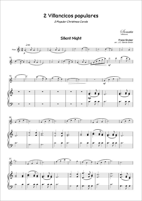 GRUBER-READING: 2 Popular Christmas Carols - Imagen 2