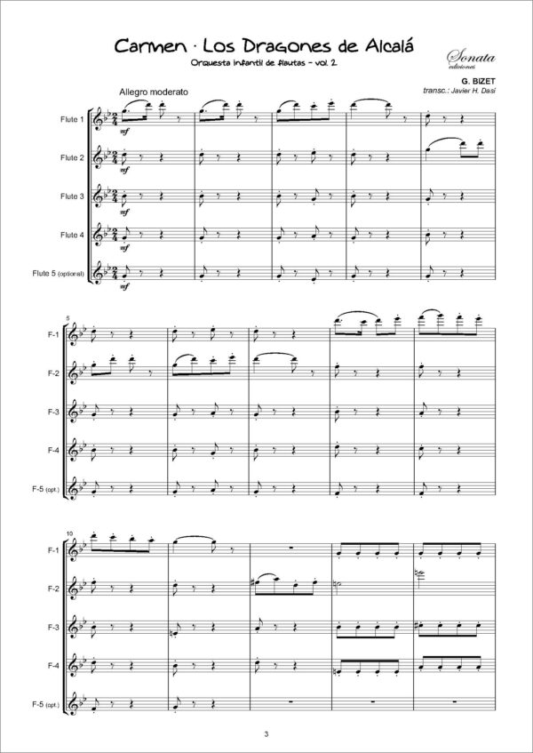 ÁLBUM: Orquesta infantil de flautas - 2 (5 flautas) - Imagen 2