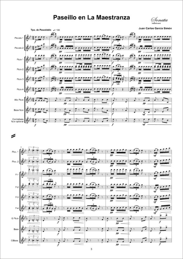 GARCÍA, J.C.: Paseillo en La Maestranza - Pasodoble - Imagen 2