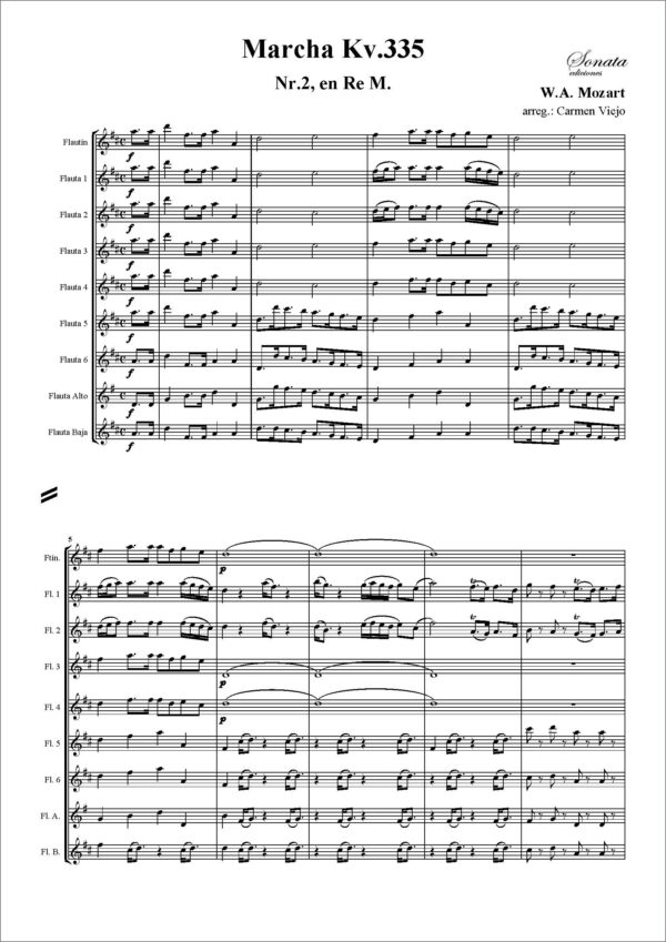 MOZART, W.A.: Marcha, Kv335 - Imagen 2
