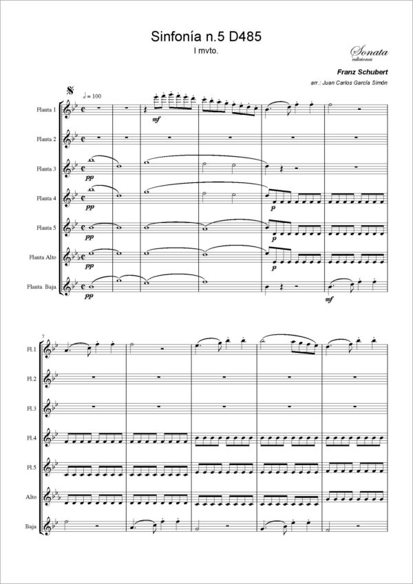 SCHUBERT, F.: Sinfonía n.5, D485 · 1 - Imagen 2