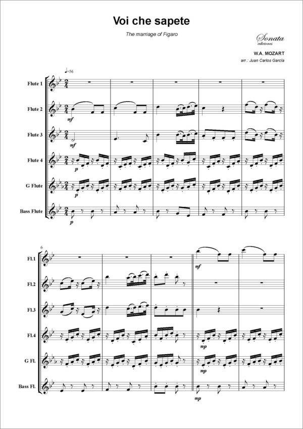 MOZART, W.A.: Voi che sapete · The marriage of Figaro - Imagen 2