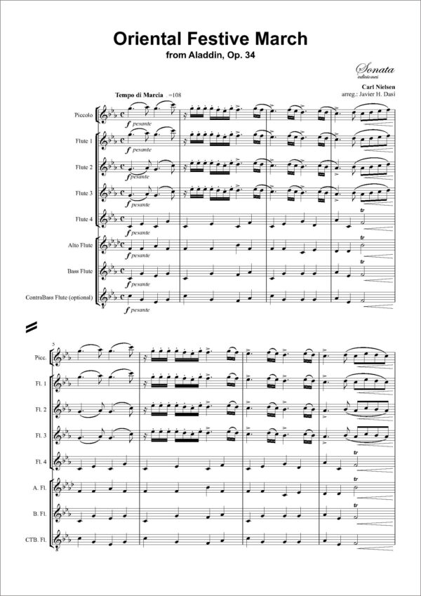 NIELSEN, C.: Oriental Festive March · Aladdin, Op.34 - Imagen 2