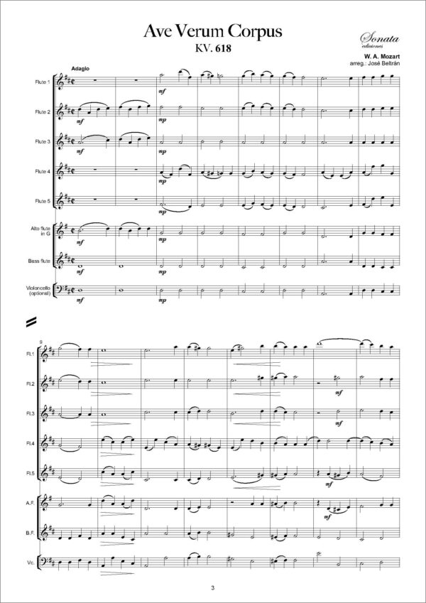 MOZART, W.A.: Ave verum corpus, Kv.618 - Imagen 2