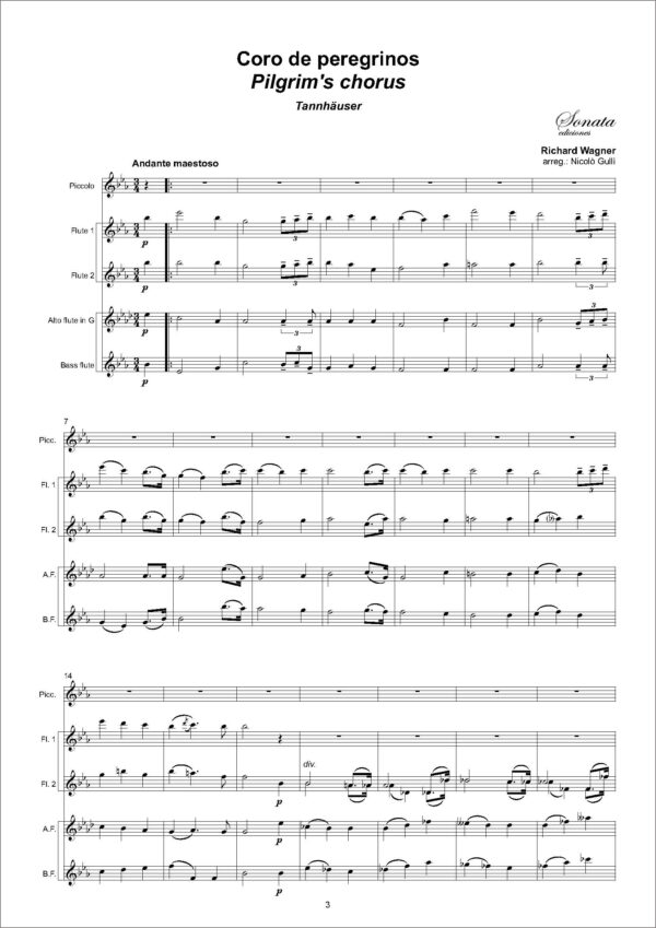WAGNER, R.: Coro de peregrinos - Tannhäuser - Imagen 2
