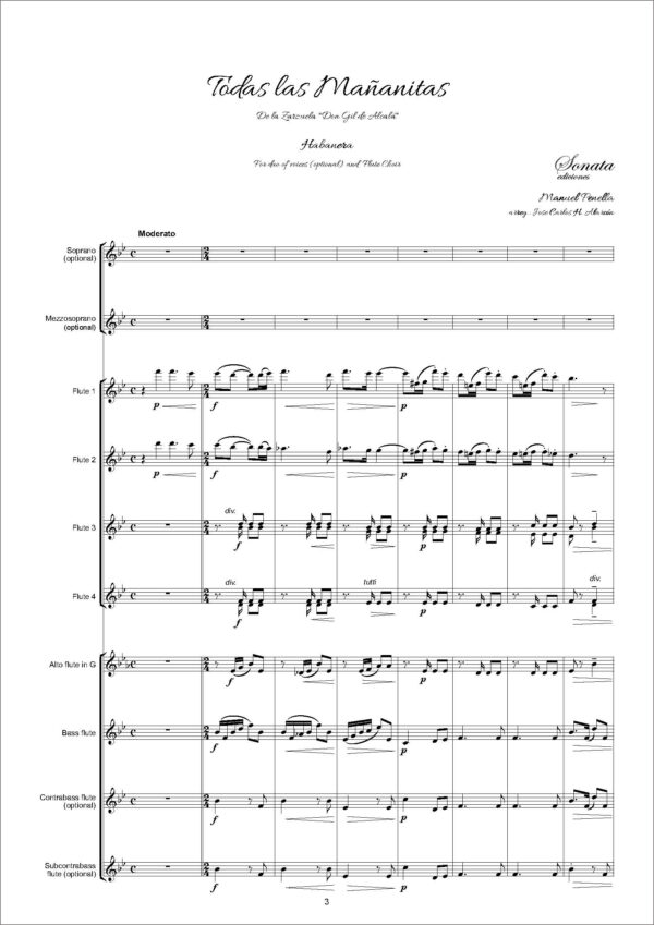 PENELLA, M.: Todas las mañanitas - Habanera - Imagen 2