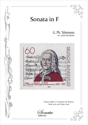 TELEMANN, G.P.: Sonata in F (Flauta solista y Orquesta de flautas)