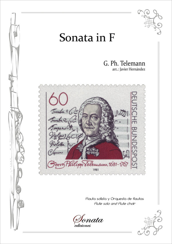 TELEMANN, G.P.: Sonata in F (Flauta solista y Orquesta de flautas)