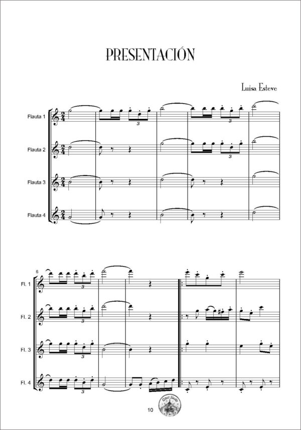 ESTEVE-ROSADO-SÁNCHEZ: Flute Cirkus - Cuento musical para 4 flautas y narrador - Imagen 2