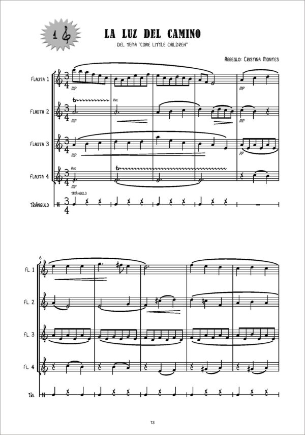MONTES, C.: El viaje de Eleanor · Cuento musical para Ensemble de flautas - Imagen 2