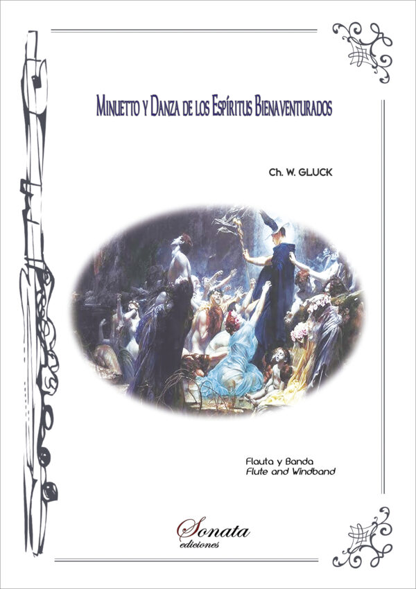 GLUCK, C.W.: Minuetto y danza de los Espíritus Bienaventurados (flauta y banda de viento)