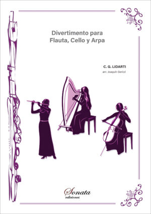LIDARTI, C.G.: Divertimento para flauta, cello y arpa