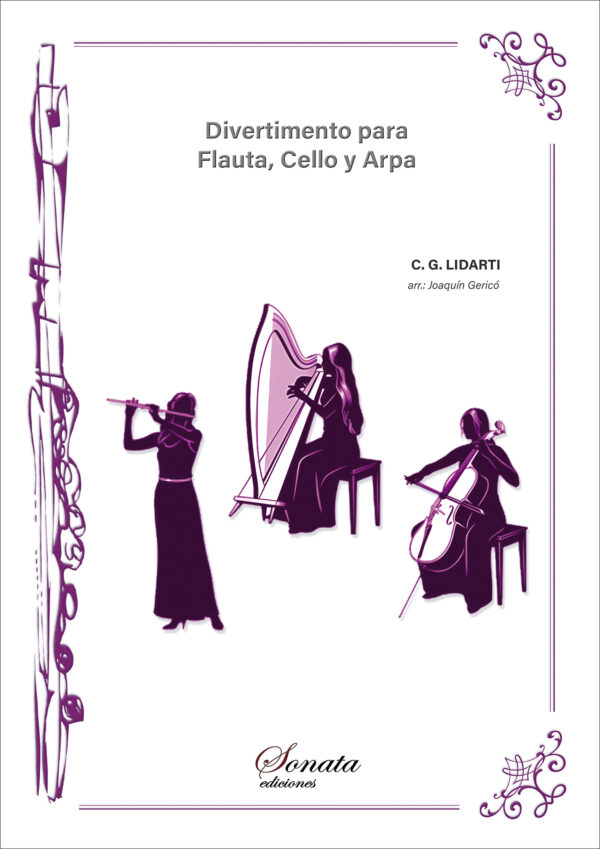 LIDARTI, C.G.: Divertimento para flauta, cello y arpa
